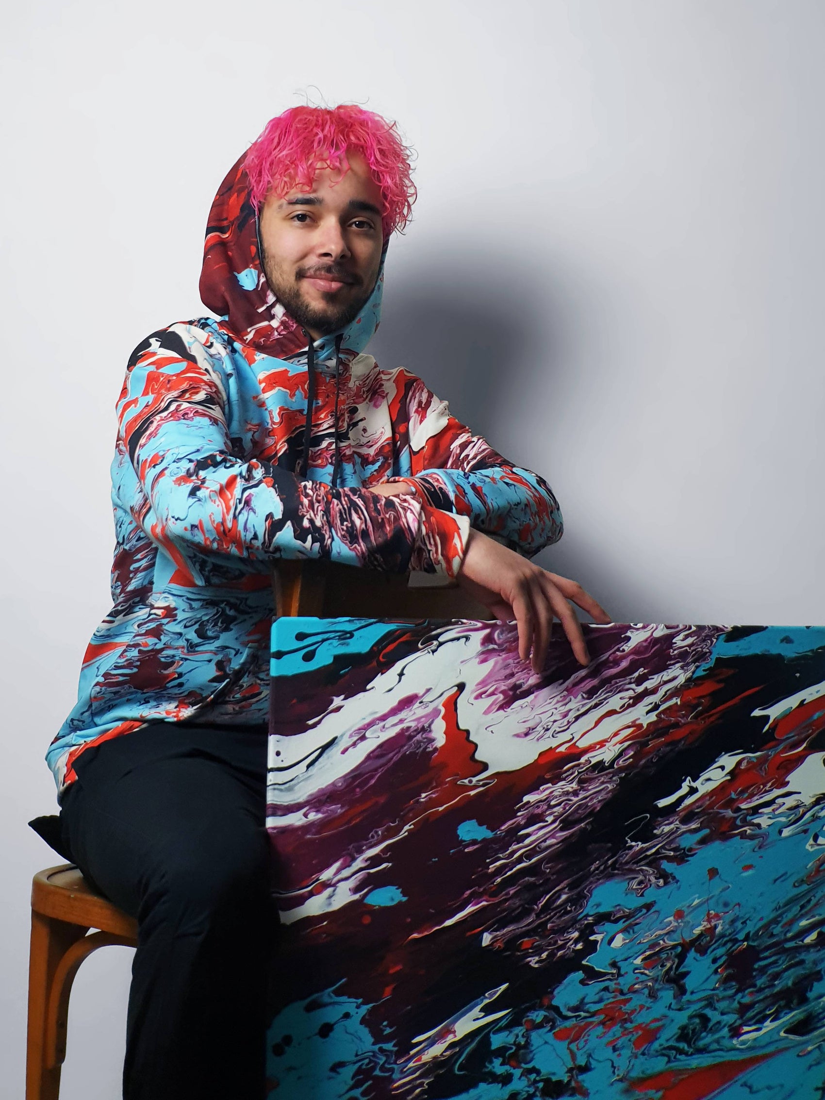 Moderne kunst hoodie