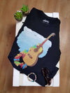 Zwart Ukelele T-Shirt