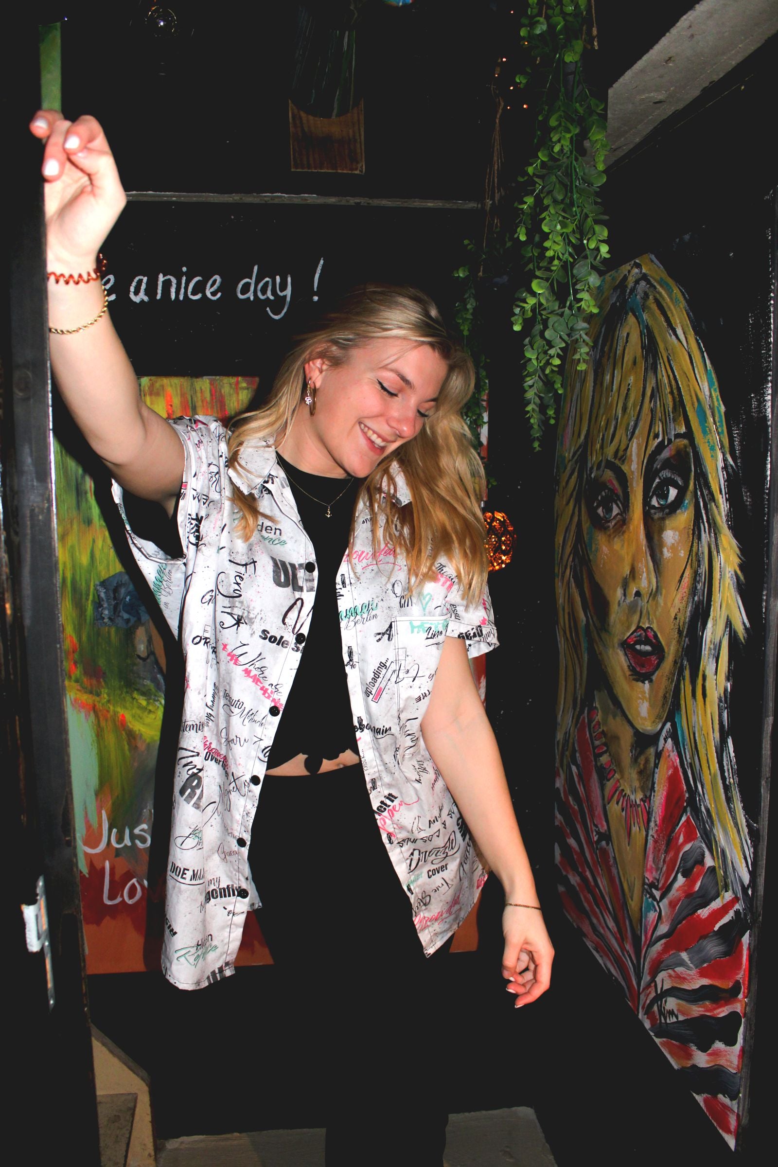 Each Oriental City Blouse is assigned a unique production number on the inside, adding to the exclusive and personalized feel of this handmade shirt dress.